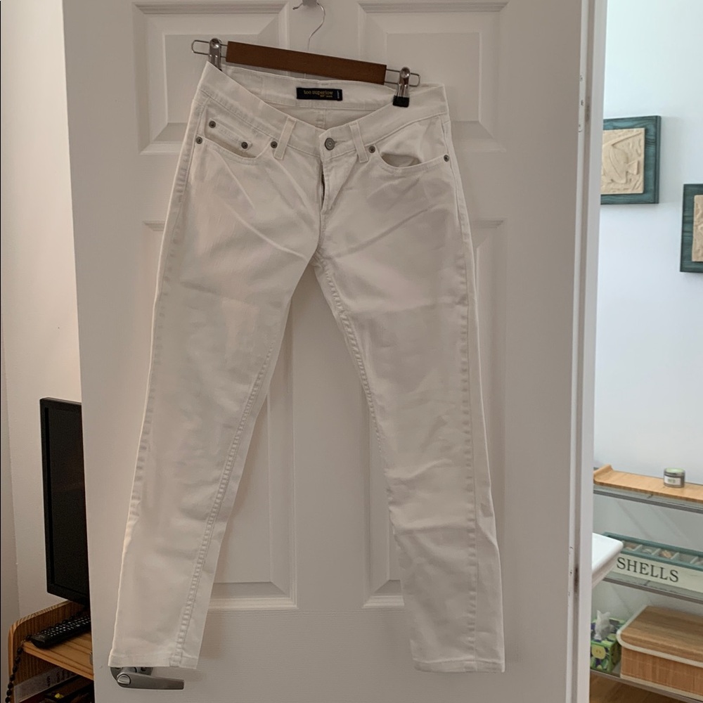 Levis White Denim Jeans